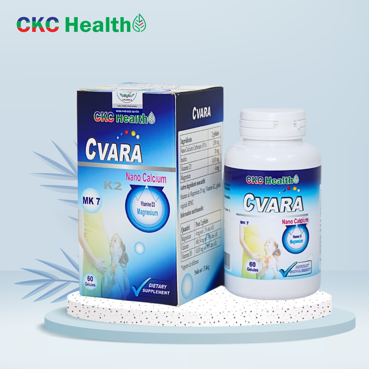 Cvara - Bảo vệ XƯƠNG KHỎE MẠNH , phòng ngừa LOÃNG XƯƠNG từ sớm