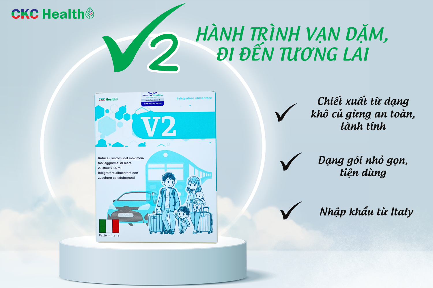 THỰC PHẨM BẢO VỆ SỨC KHỎE V2 - HÀNH TRÌNH VẠN DẶM, ĐI ĐẾN TƯƠNG LAI