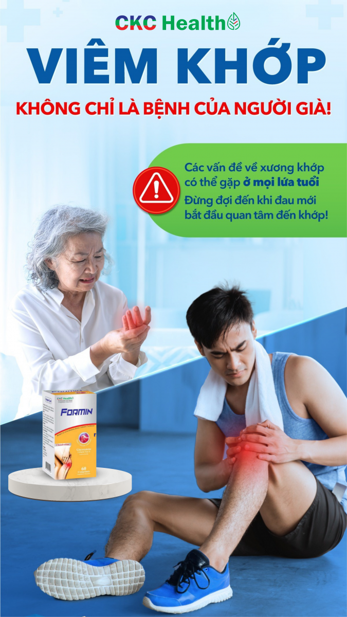 VIÊM KHỚP – KHÔNG CHỈ LÀ BỆNH CỦA TUỔI GIÀ!