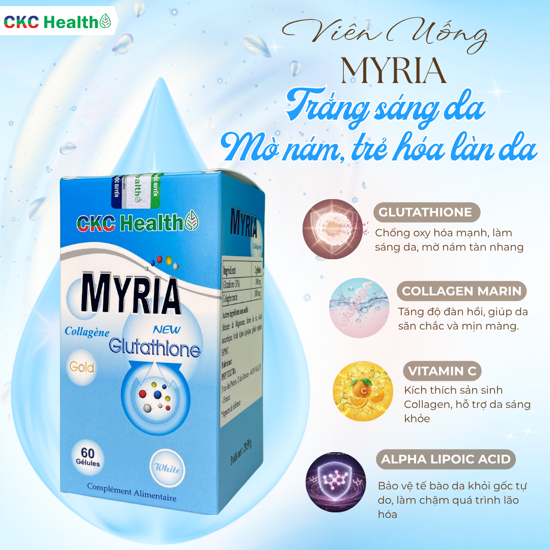 MYRIA – Bí quyết trắng sáng chuẩn Pháp